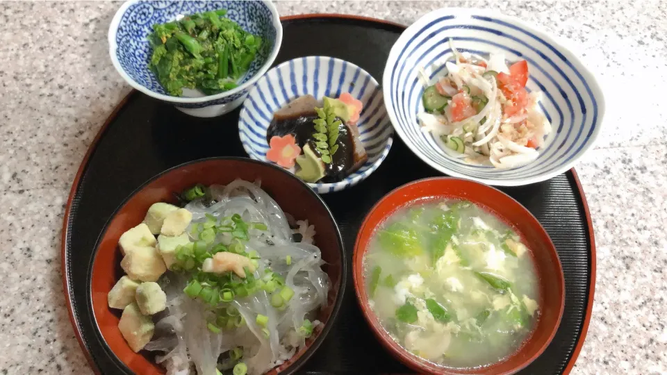 我が家の白魚丼定食|kittykittyさん