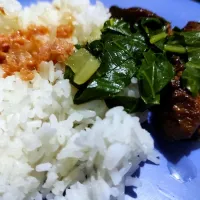 Snapdishの料理写真:Kanin with pork and gulay|mikykaさん