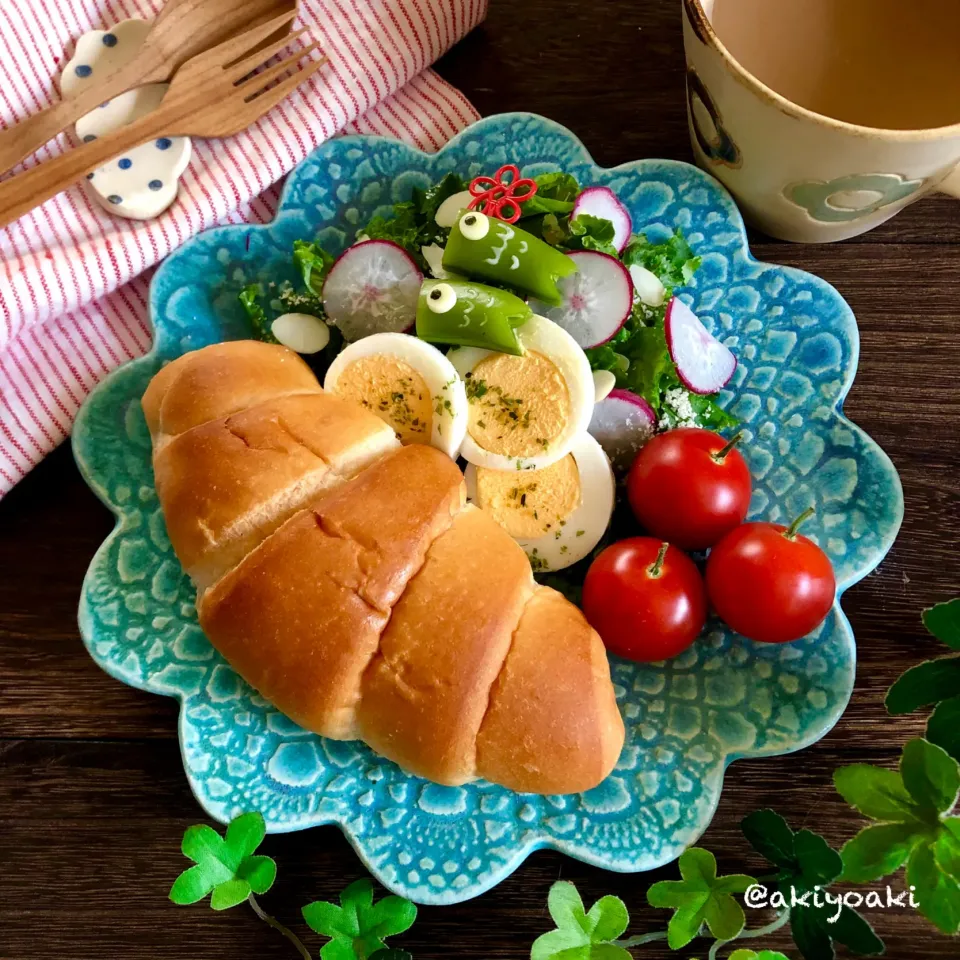 Snapdishの料理写真:今日の朝食|Akiyoෆ¨̮⑅さん