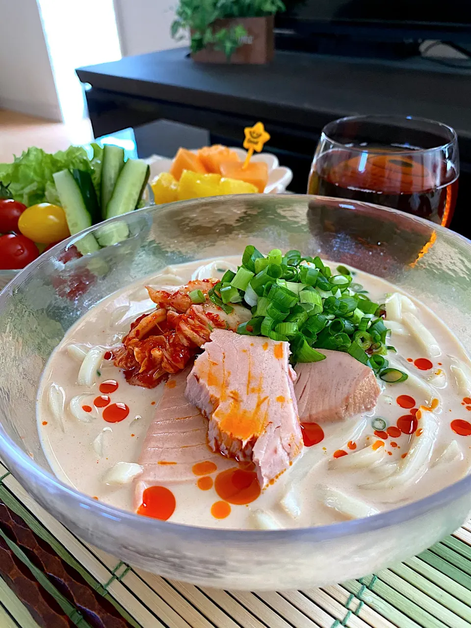 ゆかりさんの料理 ピリ辛胡麻豆乳の冷やしうどん|ゆかりさん