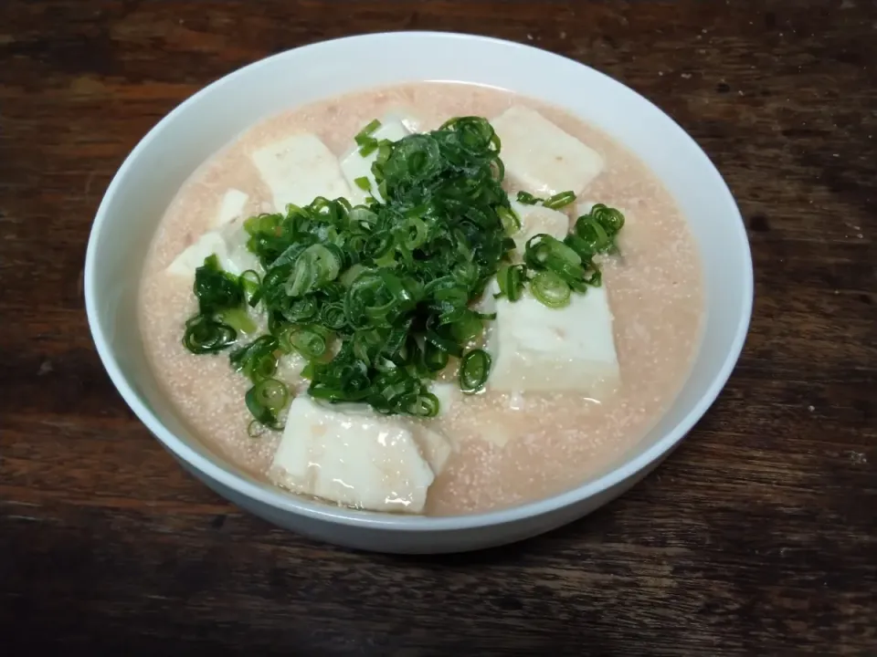 Snapdishの料理写真:明太子あんの豆腐|にんにくと唐辛子が特に好き❤️(元シャリマー)さん