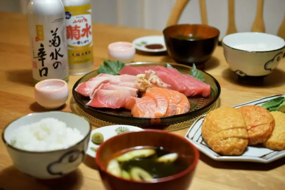 御刺し身×日本酒飲み比べ|うにんぱすさん