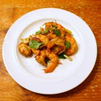 Snapdishの料理写真:Cilantro and fresh garlic Shrimp|Alonsealさん