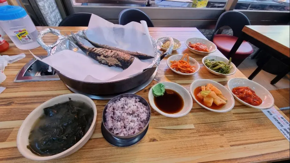 grilled fish for lunch|steven z.y.さん