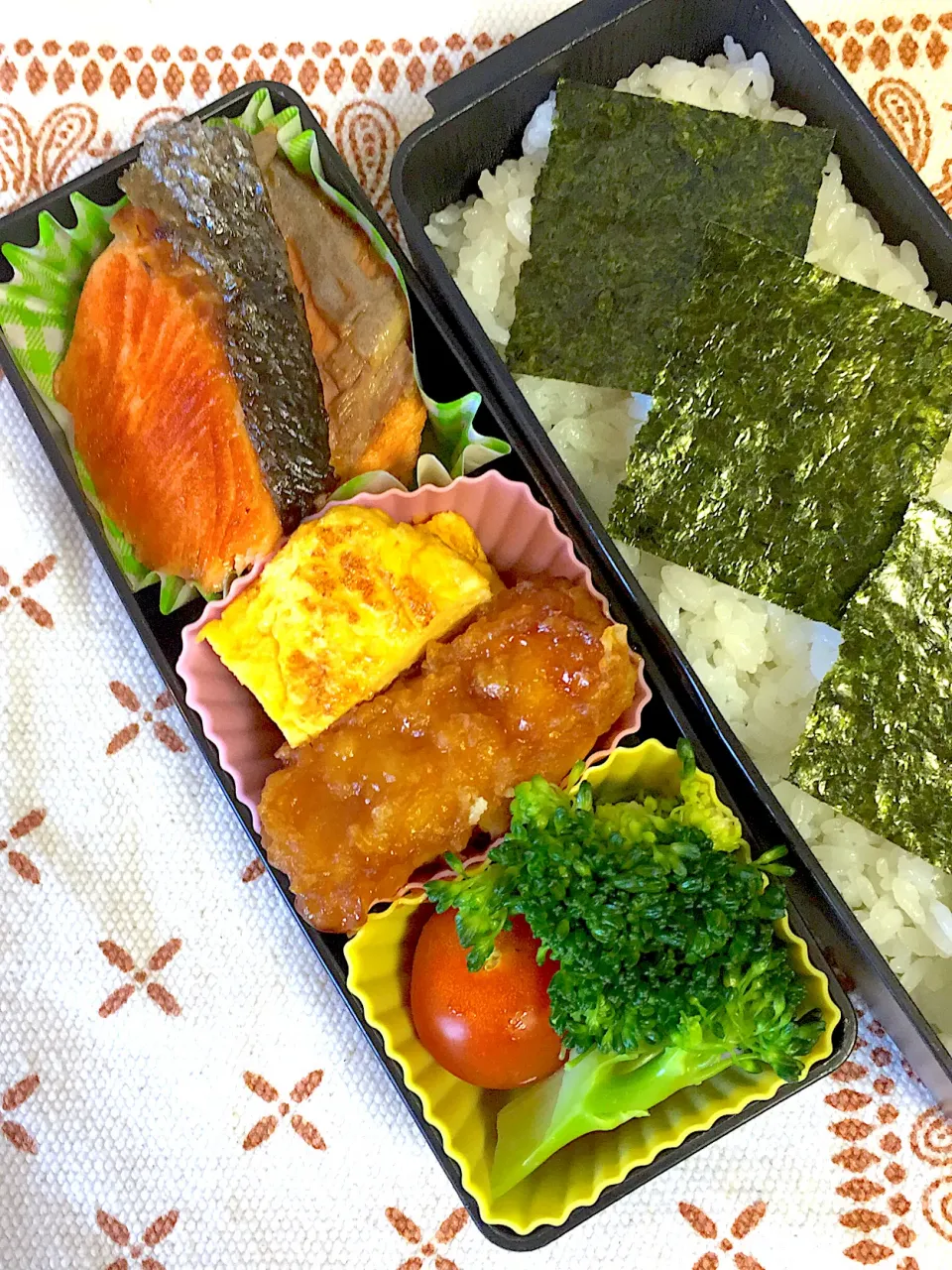 4/26☆旦那☆しゃけイカ弁当|ちーさん