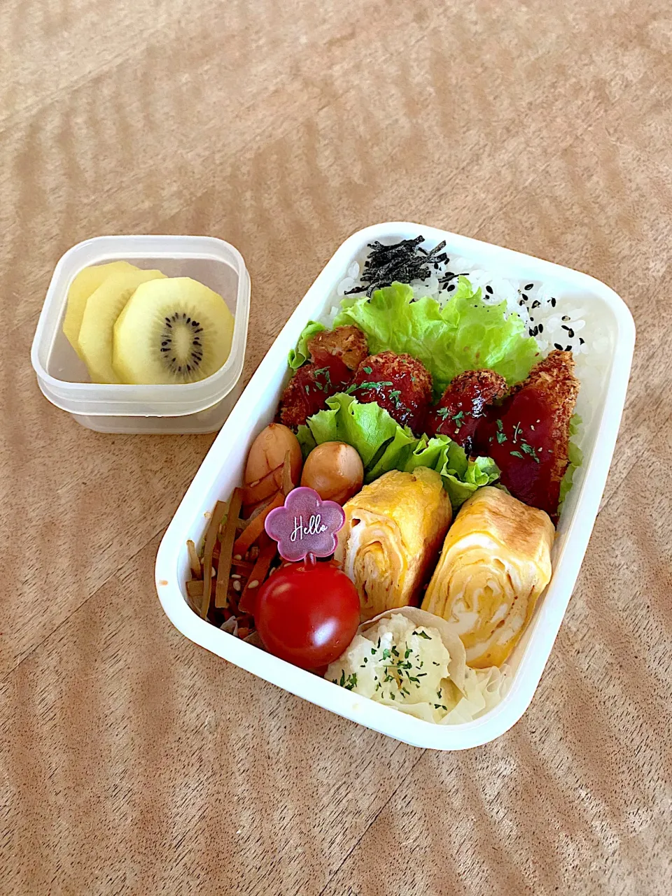 Snapdishの料理写真:ささみフライ弁当|Sakikoさん