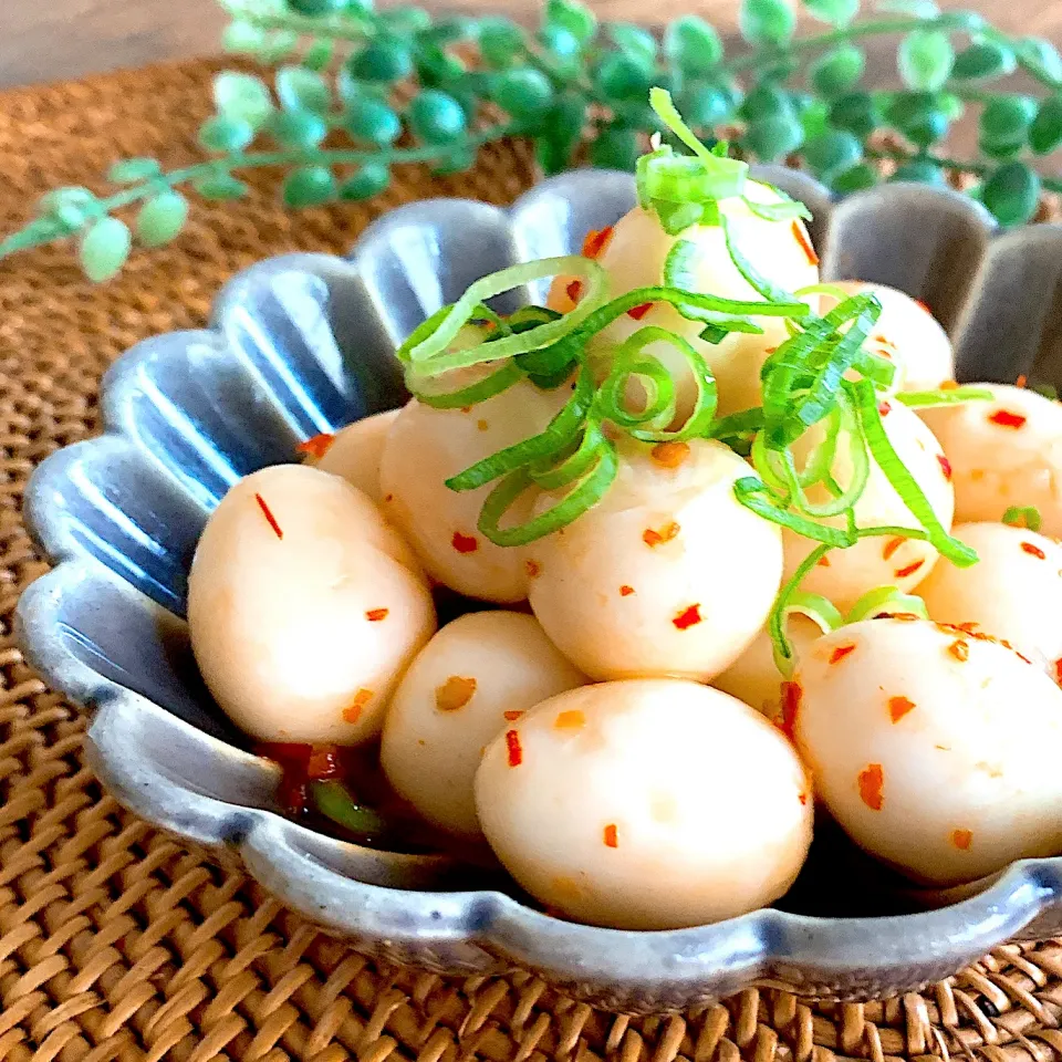 からあげビールさんの料理 パクパク止まらない♪ピリ辛これうま!うずら味玉|ユッキーさん