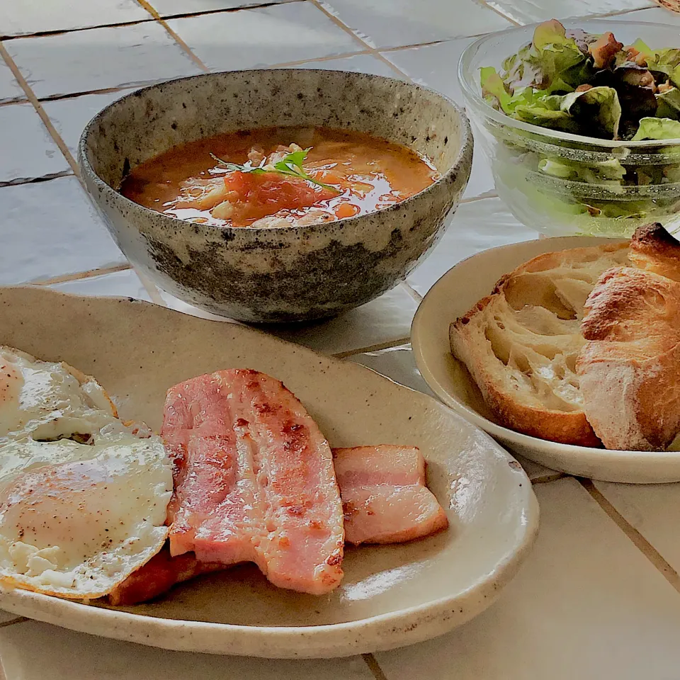 Snapdishの料理写真:ブランチ🍳|おーこ🍅野菜ソムリエの母ちゃんさん