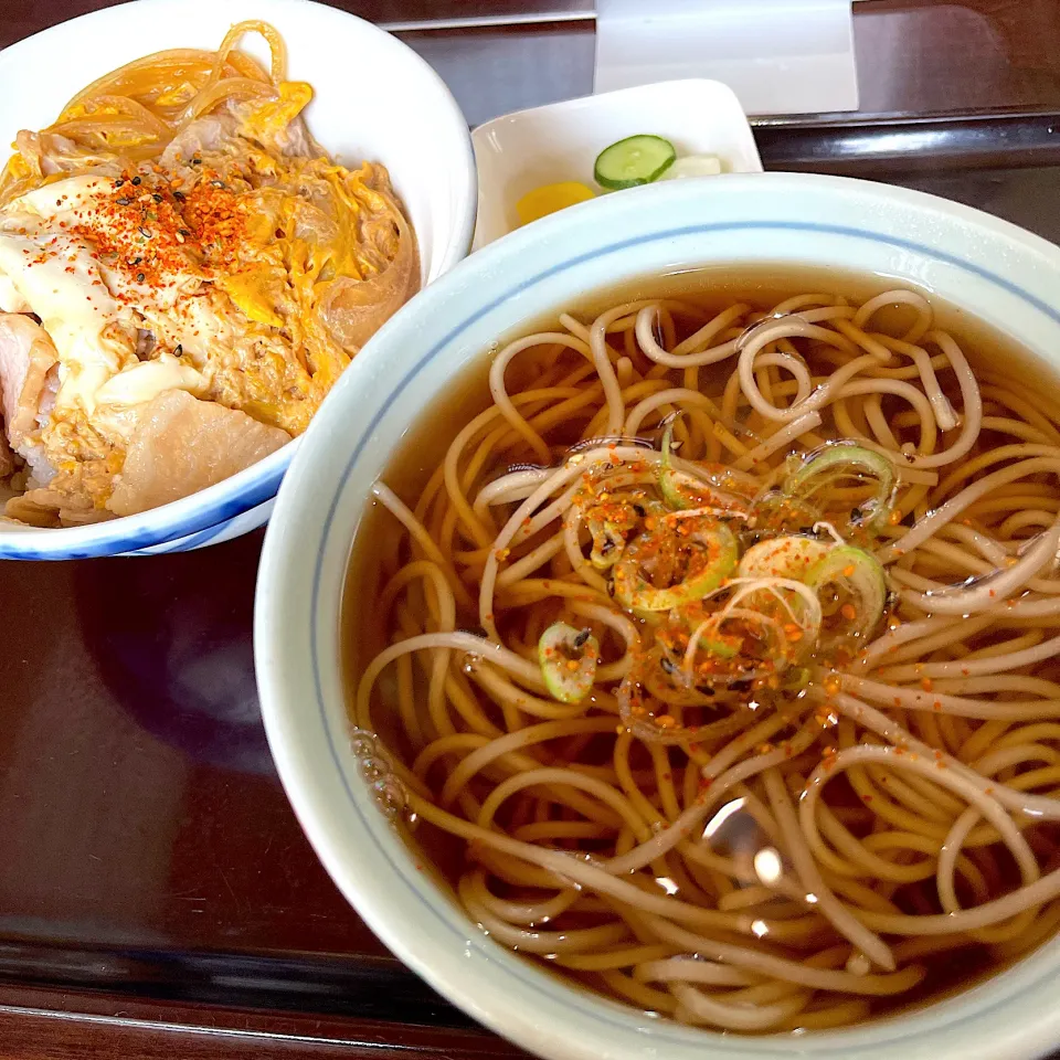 開化丼セット@相馬屋(月島)|塩豚骨さん