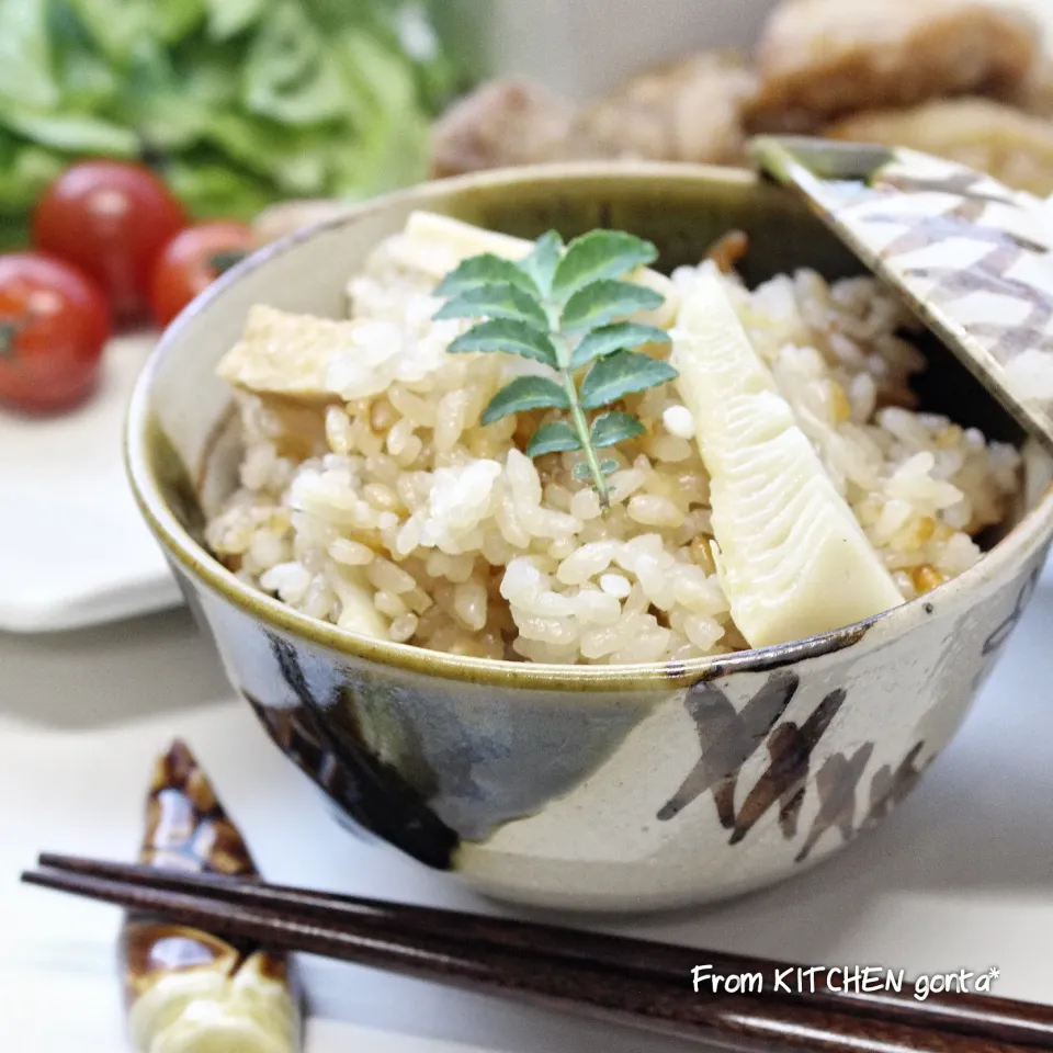 Snapdishの料理写真:筍ごはん🍚﻿|gonta*さん