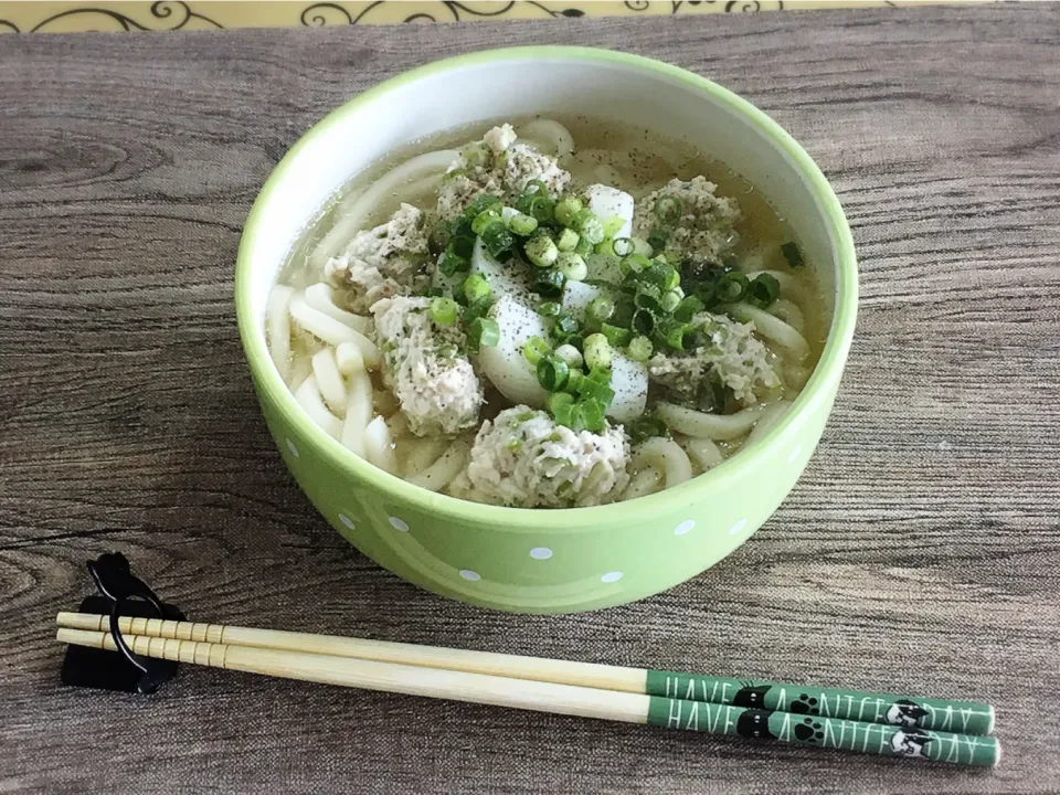 鶏団子の塩うどん～ランチ|チムニーさん