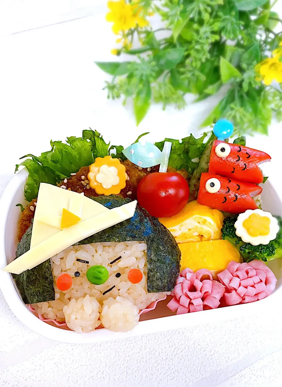 #子どもの日弁当|みぃさん