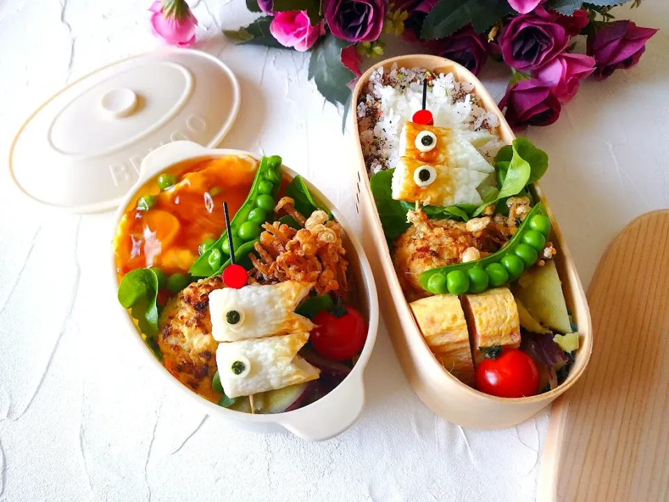 天津飯弁当|よよちさん
