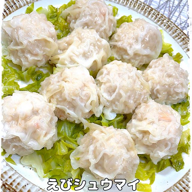 フライパンで 10分で出来る簡単包まない海老シュウマイ Miyu Snapdish スナップディッシュ Id 8ytuya