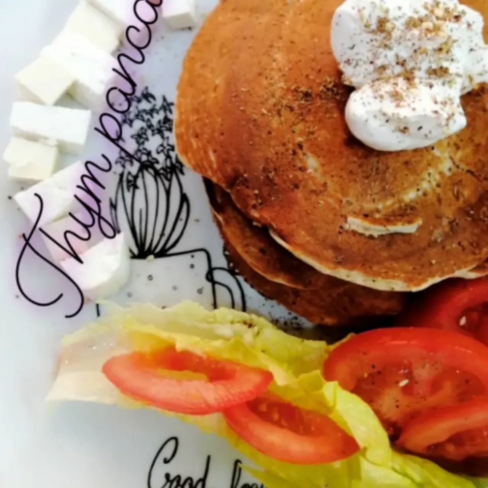 Thyme pancakes|Christelle S. Karamさん