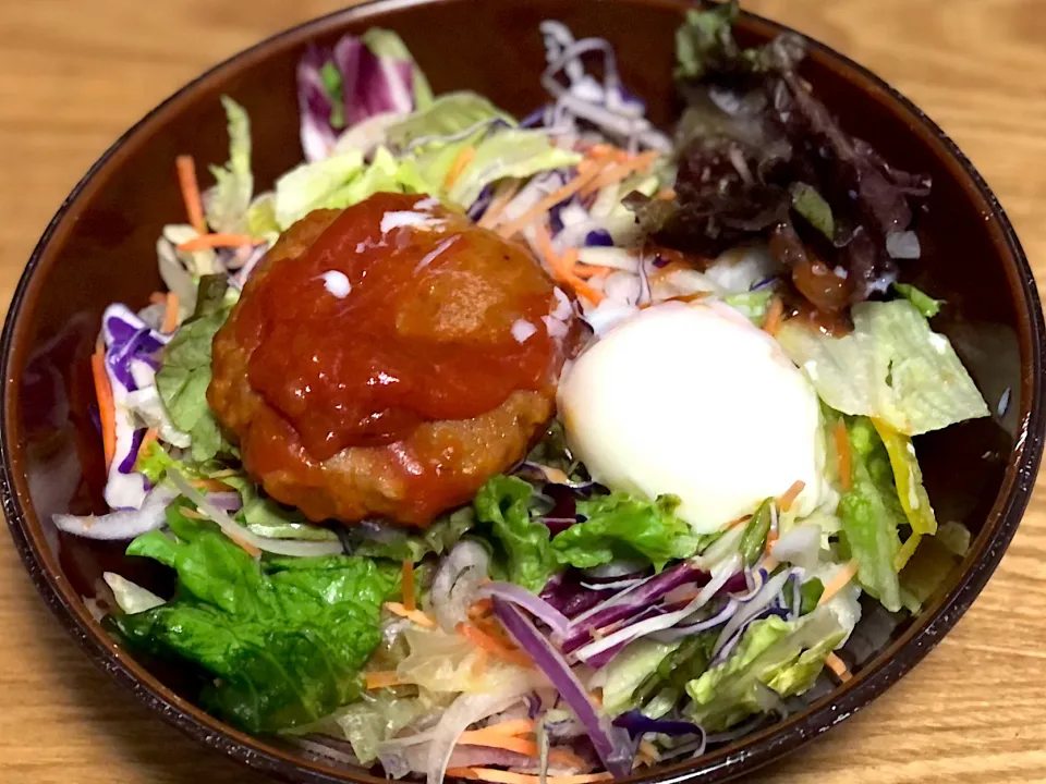 Snapdishの料理写真:☆ロコモコ丼|まぁたんさん