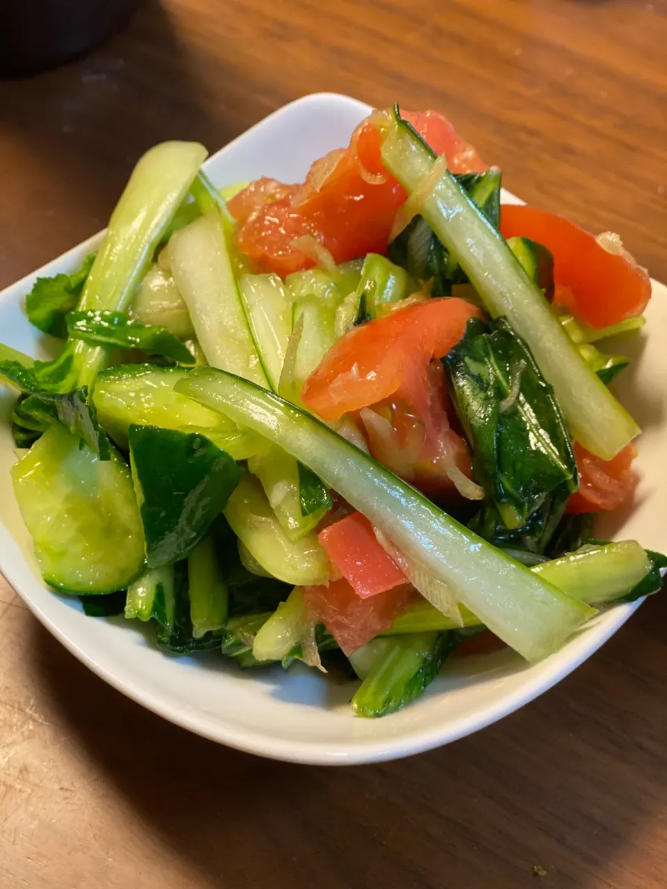 生で食べるちんげん菜|kimipukuさん