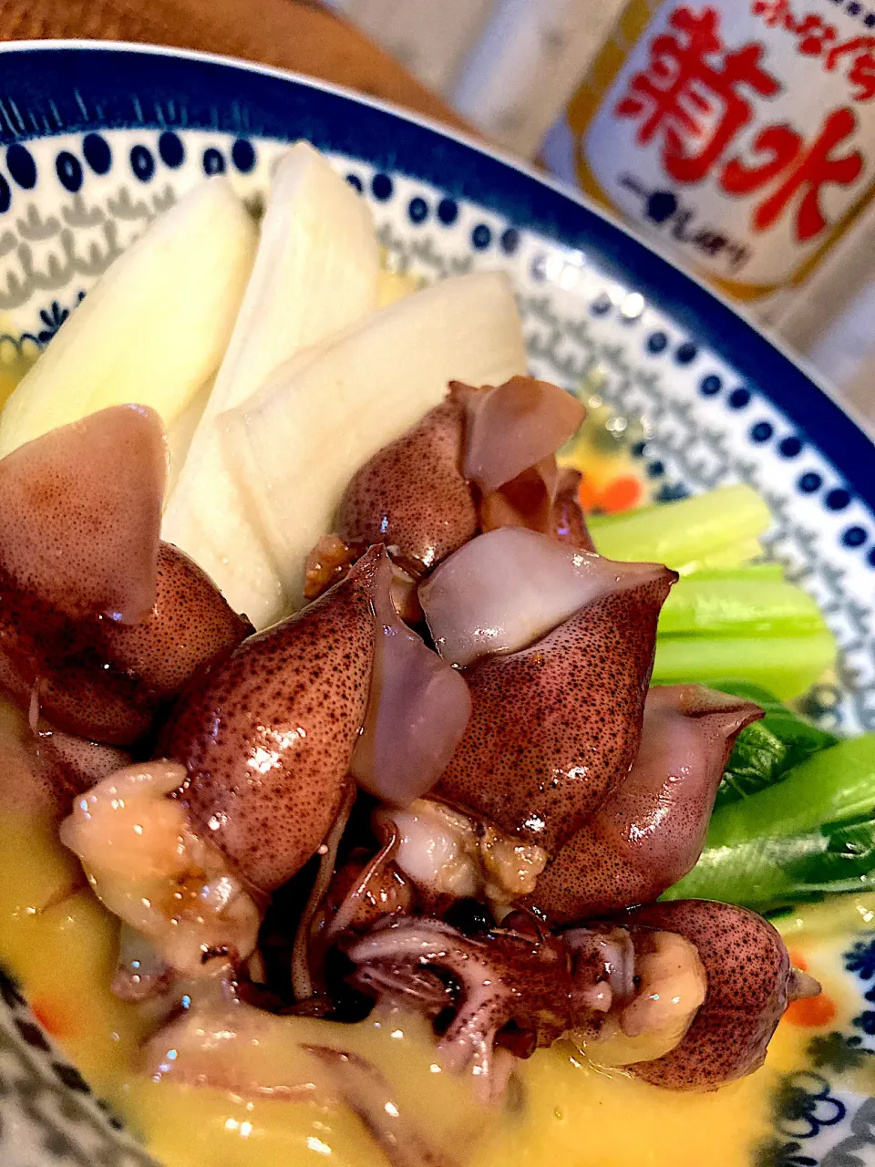 ホタルイカとウドとうるいの酢味噌和え😋🍶💕✨|アイさん