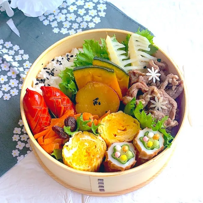 巻き巻き卵焼き弁当🍱|makigamidesさん