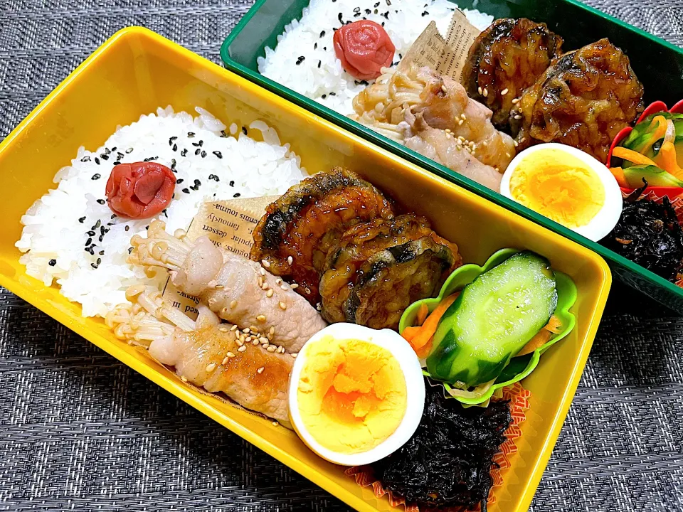 なす挟み揚げのお弁当★|mettiさん