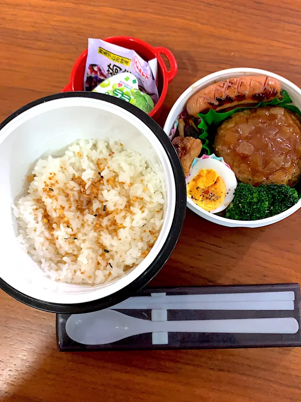 Snapdishの料理写真:2021/4/28 中２息子弁当|こうれい母さん