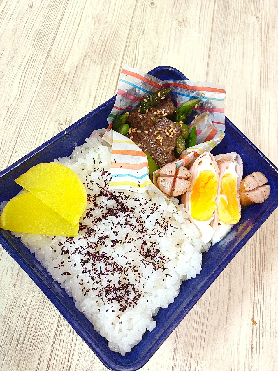 牛肉アスパラ炒め弁当|🍓マツコ🍓さん