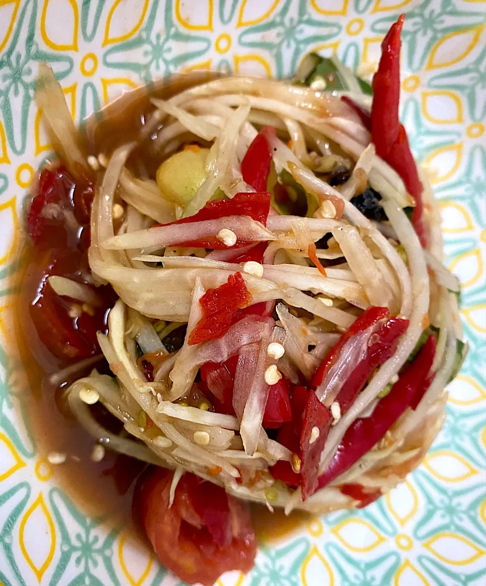 Snapdishの料理写真:Papaya salad|SofiaKさん