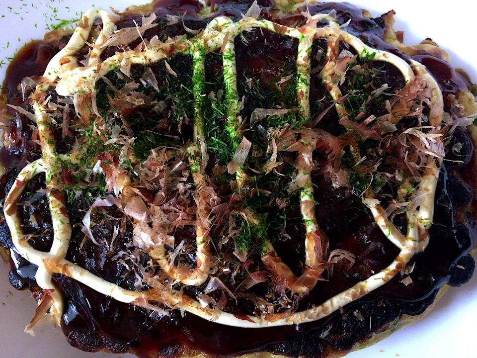 お好み焼き(ハーフ)|ばーさんさん