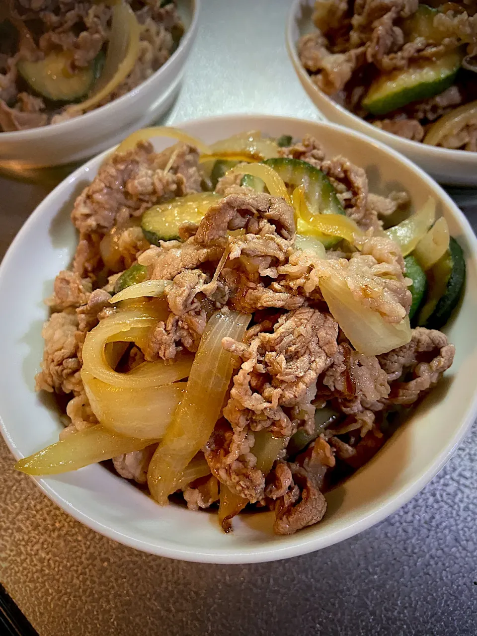 牛丼っぽい感じのもの|たびもかさん