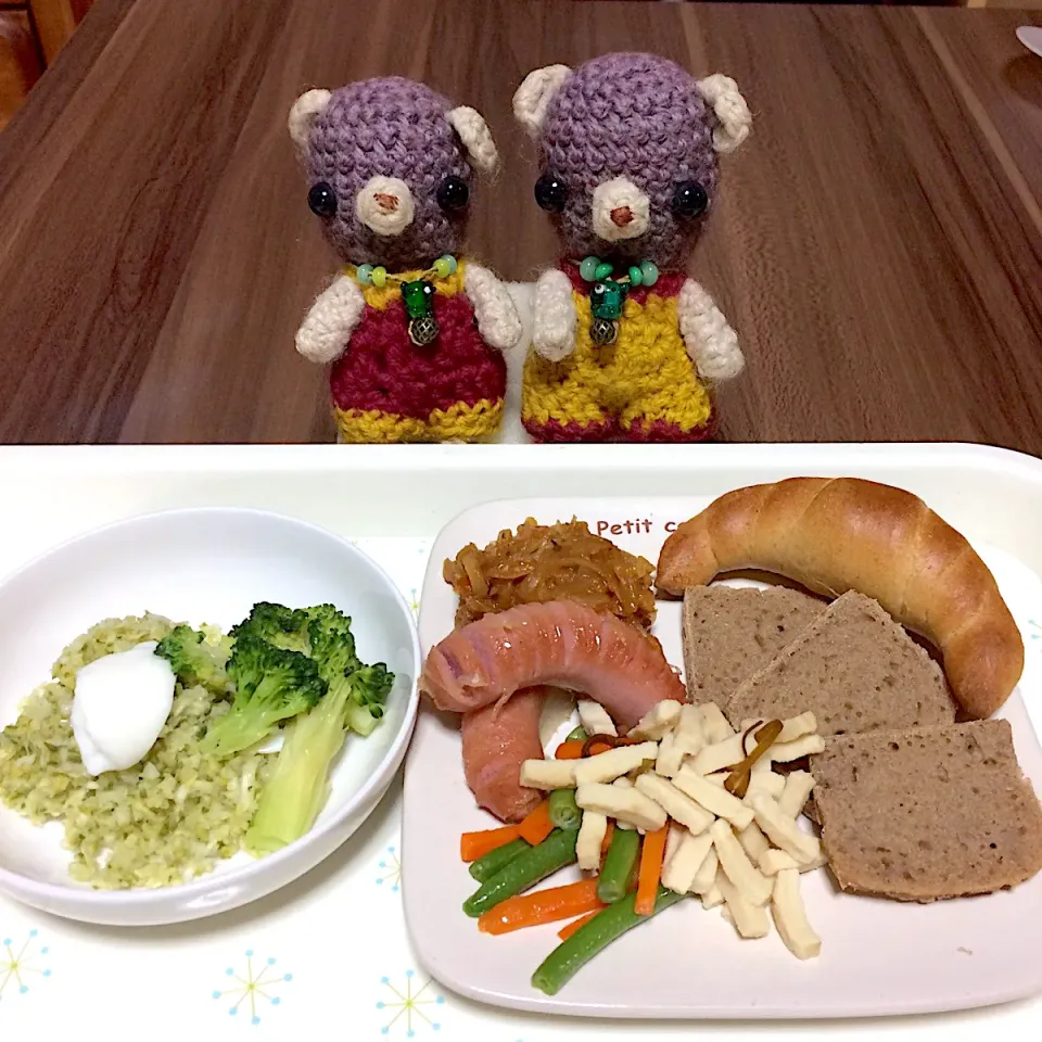 Snapdishの料理写真:お昼ごぱん（╹◡╹）|chagashiさん