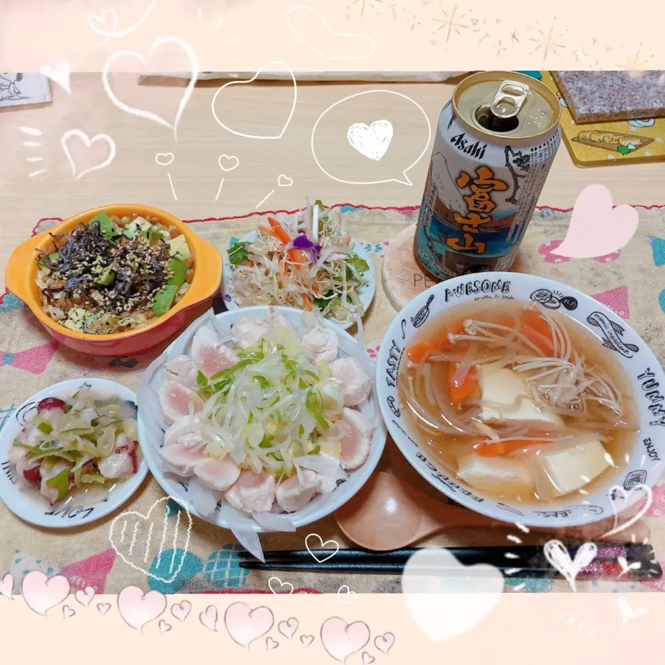 ４／２８ ｗｅｄ 晩ごはん🍴＊○°|rinaronarさん