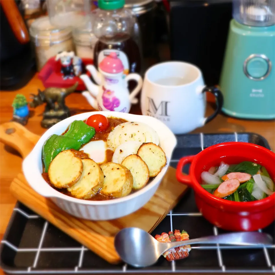 焼きカレー・スープ|まぁちゃんさん