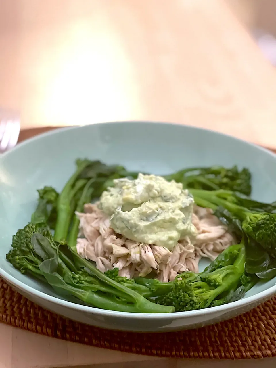 Shredded chicken with broccoli|monstarさん