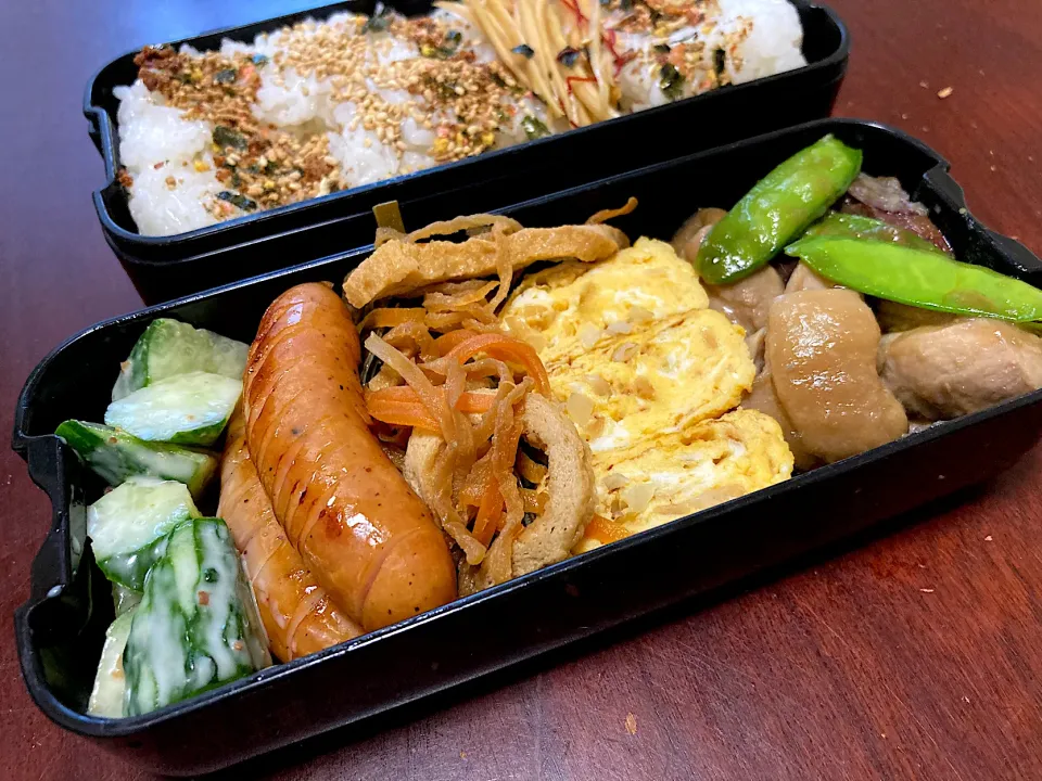 Snapdishの料理写真:相方用お弁当|Naoko Miyataさん