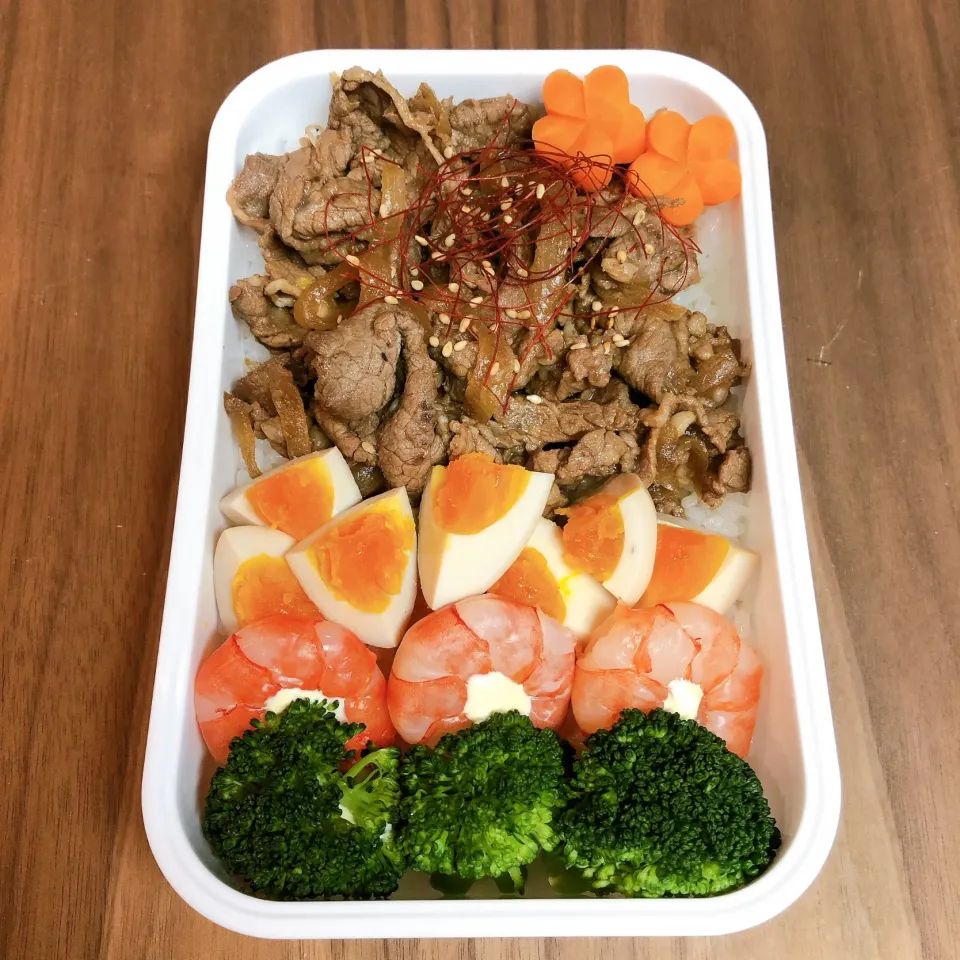 Snapdishの料理写真:牛丼弁当|emichococo625さん