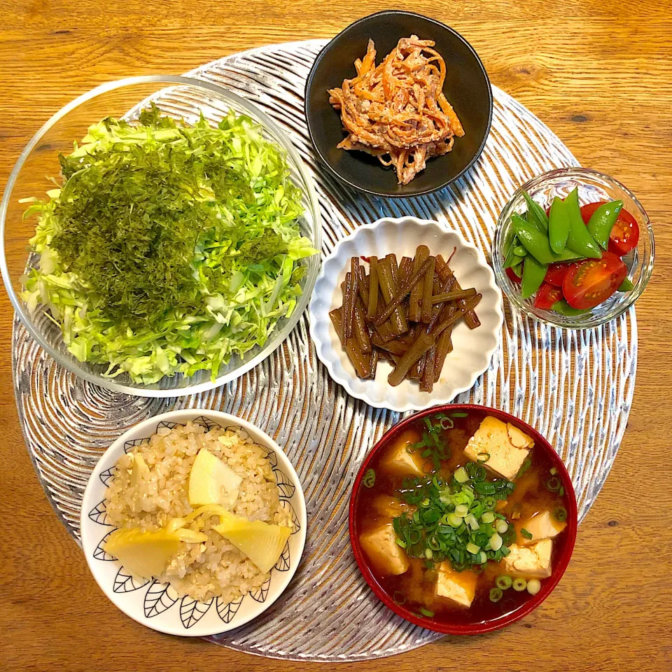 Snapdishの料理写真:#vegan 
たけのこご飯|makiko_aさん