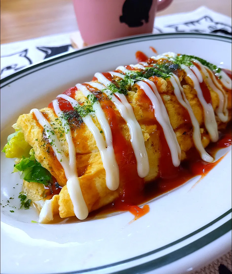 Snapdishの料理写真:私のお昼ご飯🙂
とんぺい焼き風春キャベツ巻き|ナオミさん