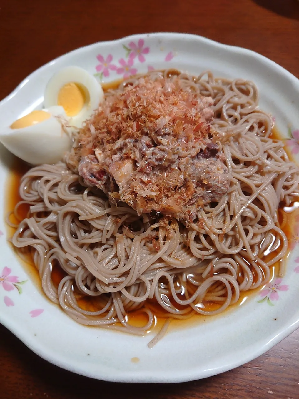 鯖缶冷やし蕎麦|ぱやさん