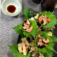 Snapdishの料理写真:サザエのお刺身|yumtamさん