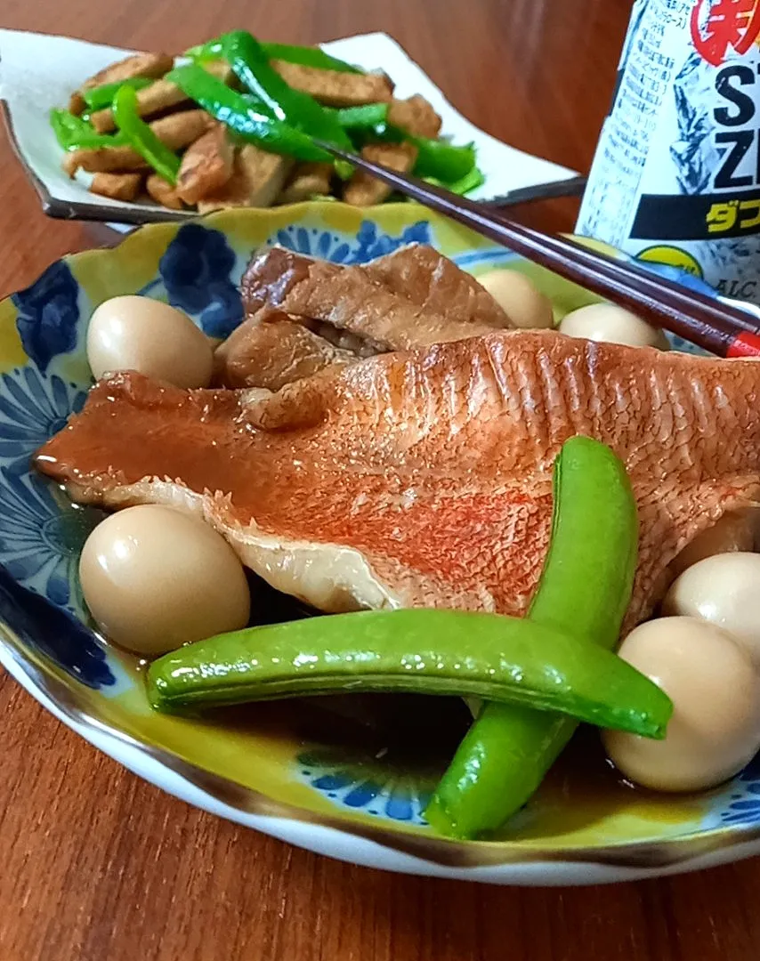 Snapdishの料理写真:赤魚の煮付け|まりおさん