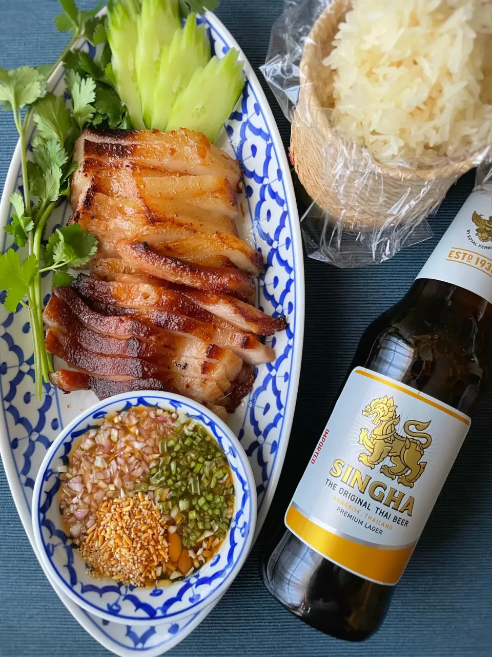 Snapdishの料理写真:コームーヤーン（คอหมูย่าง）|アッチさん