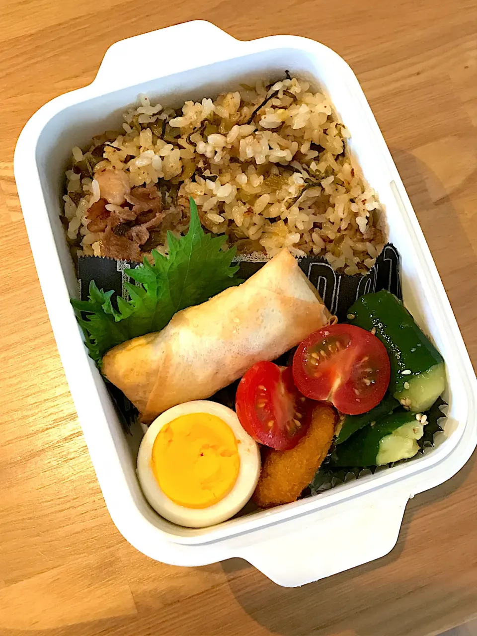 高菜チャーハン弁当🍱|ちっくんさん