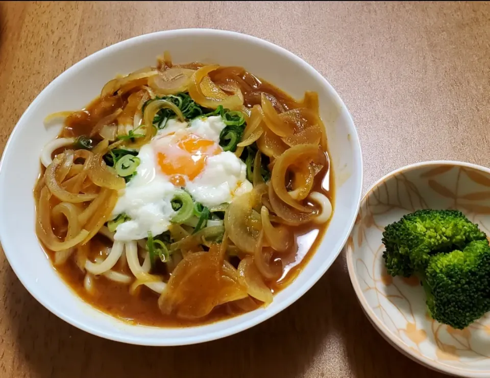 ナナの料理　月見カレーうどん|ナナさん