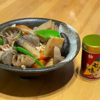 Snapdishの料理写真:圧力鍋で作る筑前煮|toomo.さん