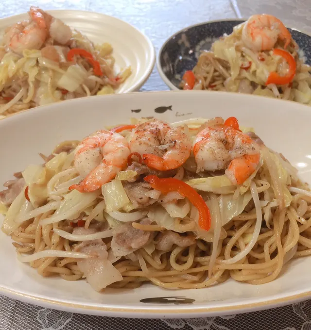 ペペロンチーノの風焼きそば|ゆきさん