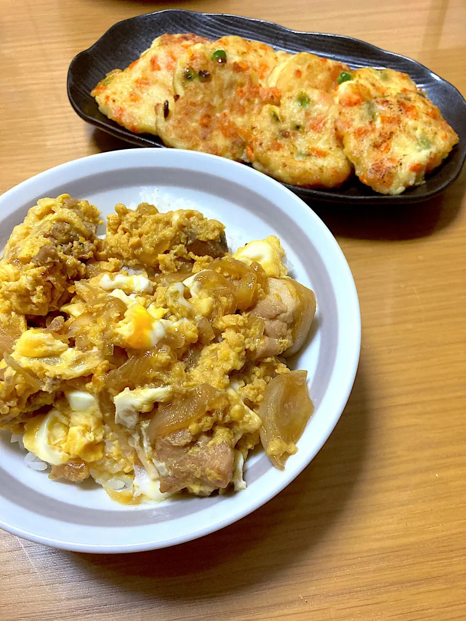 親子丼&豆腐焼き|sinさん