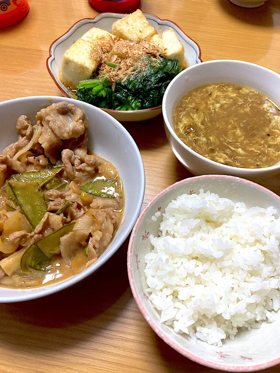 味噌豚丼&揚げ出し豆腐|sinさん