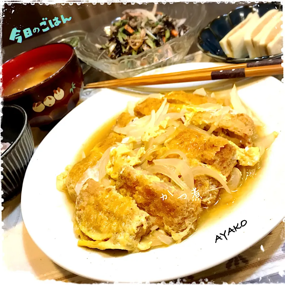 Snapdishの料理写真:かつ煮|亜矢子さん