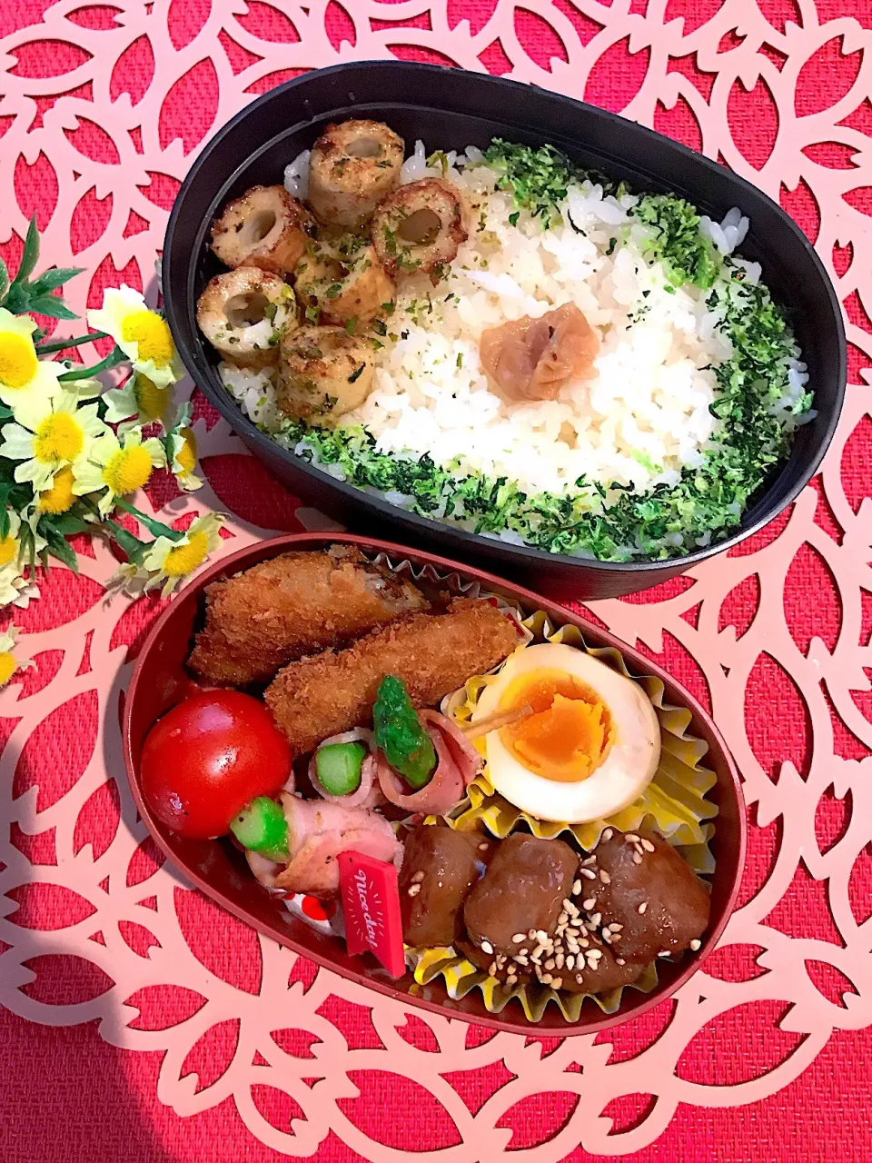 Snapdishの料理写真:今日のお弁当                                         ☺︎♪☺︎♪☺︎♪|🌼はなちゃん🌼さん