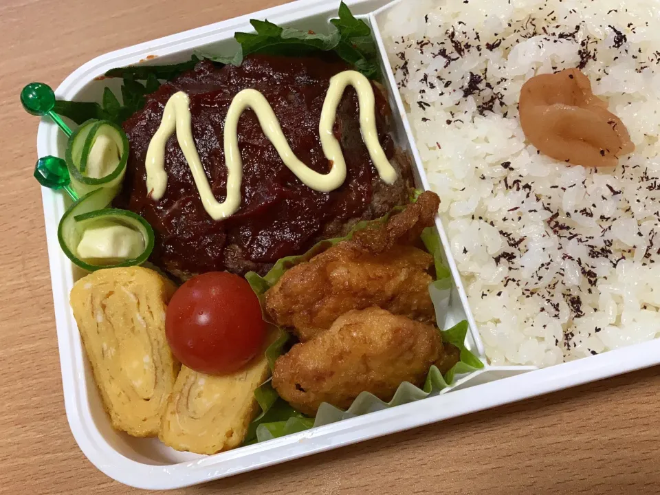 ハンバーグ弁当|ちかちかさん